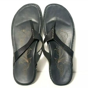 Keen Womens Gray Sandals Flip Flops Size 7 (3SM14)